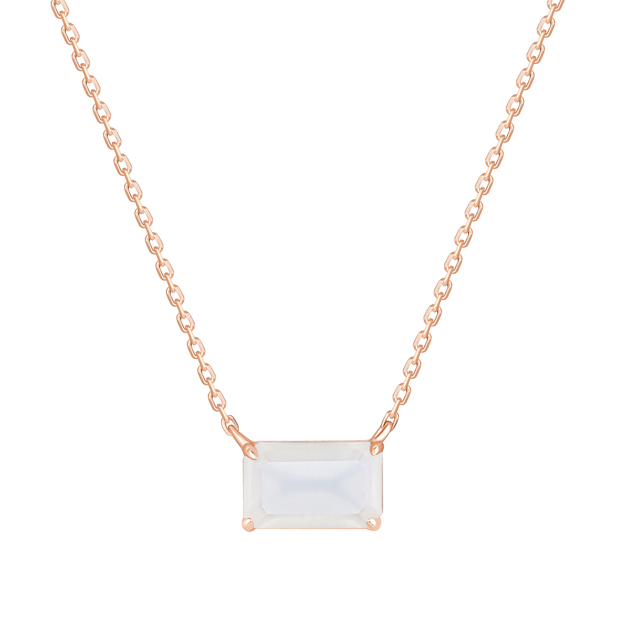 Icon Necklace with Blue Moonstone