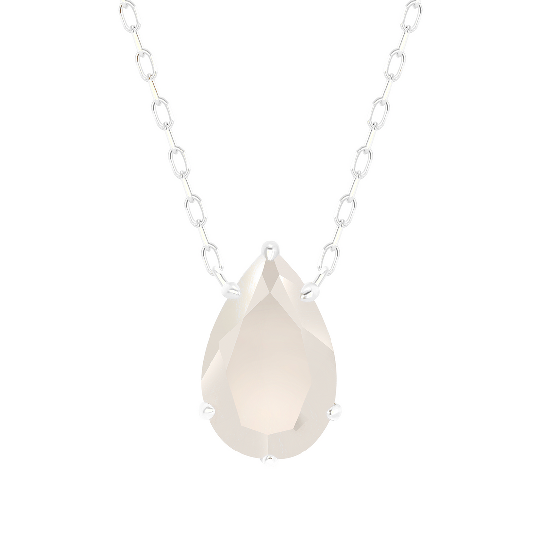 Radiant Necklace with Blue Moonstone