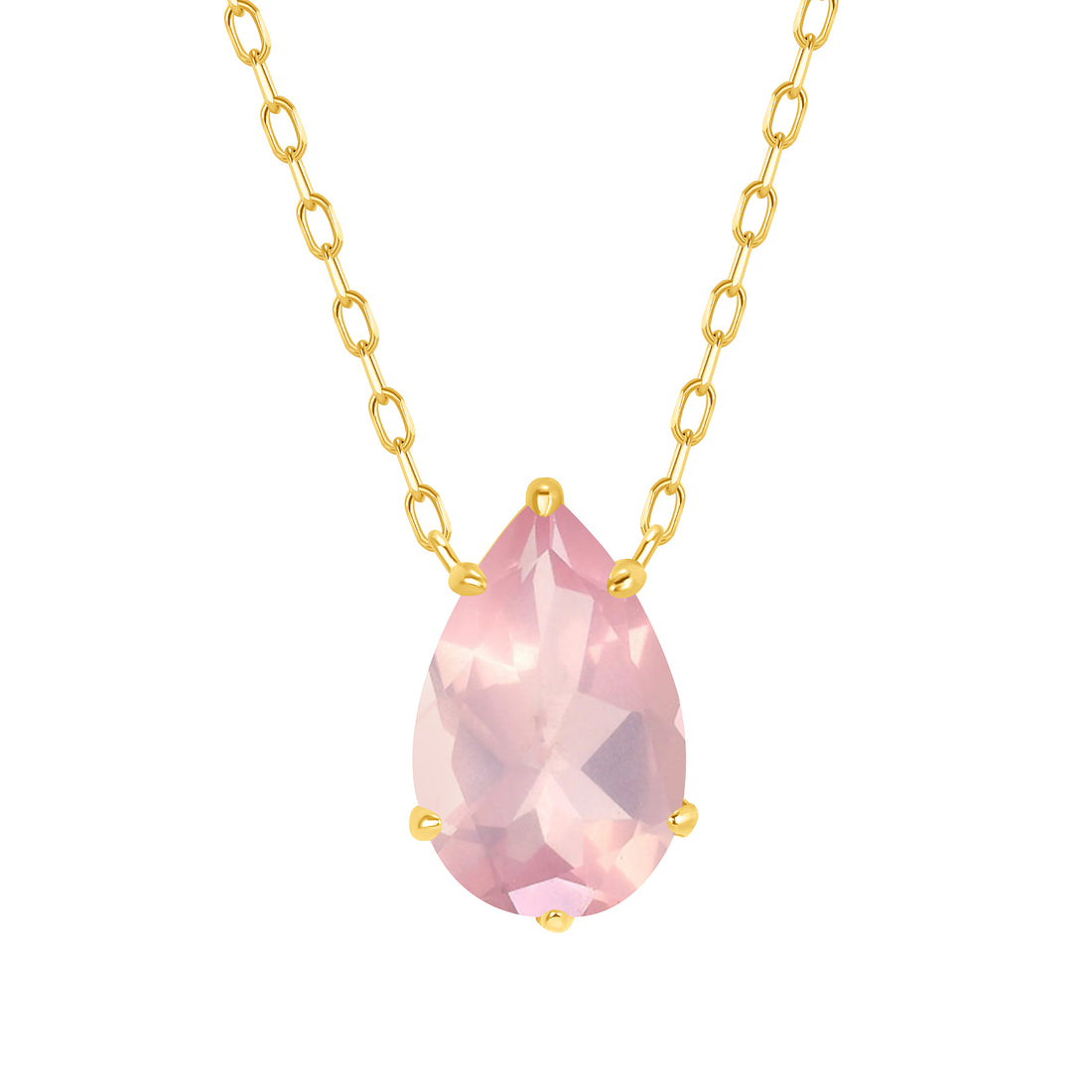 Radiant Necklace with Rose Quartz