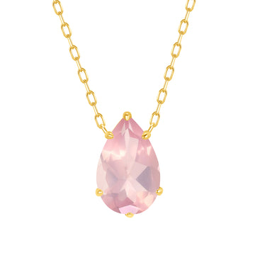 Radiant Necklace with Rose Quartz