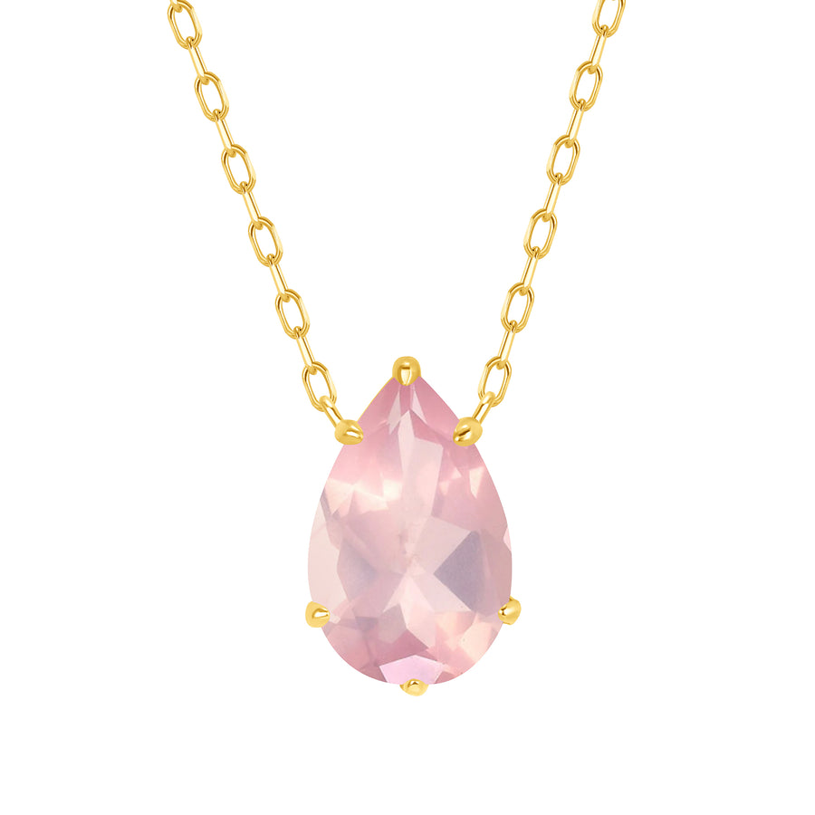 Radiant Necklace with Rose Quartz