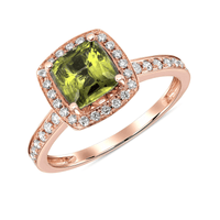 Adoration Ring Peridot - Ele Keats Jewelry