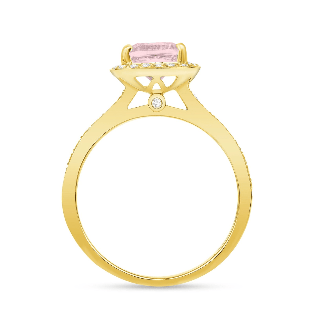 Adoration Ring Rose Quartz - Ele Keats Jewelry