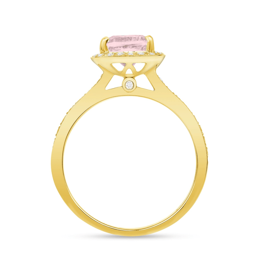 Adoration Ring Rose Quartz - Ele Keats Jewelry