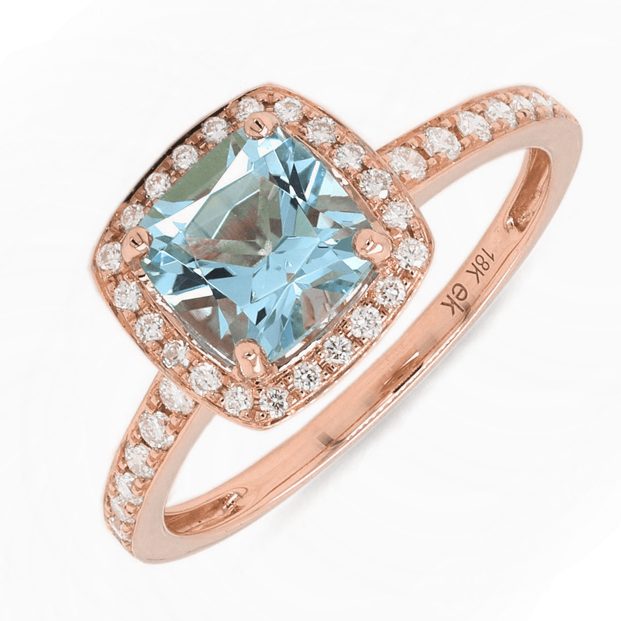 Adoration Ring Sky Blue Topaz - Ele Keats Jewelry