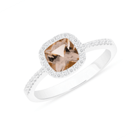 Adore Morganite Diamond Ring - Ele Keats Jewelry