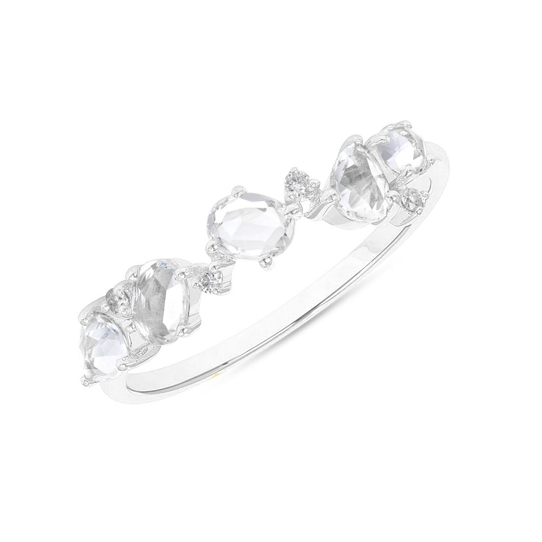 Bliss White Topaz Ring - Ele Keats Jewelry