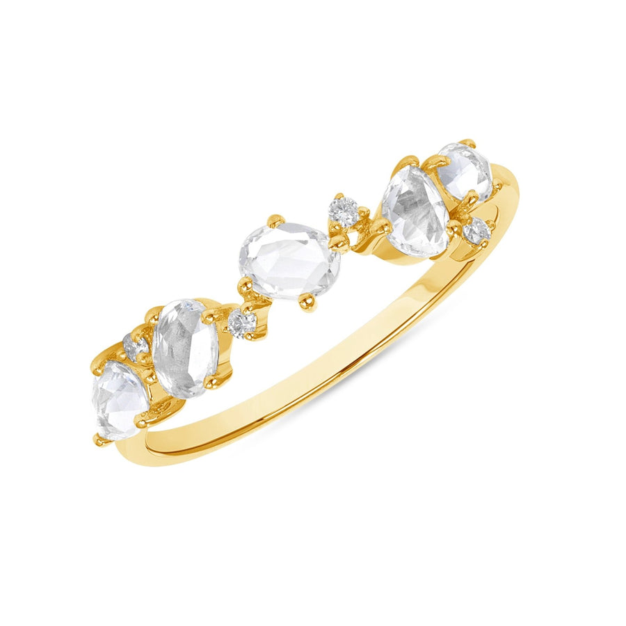 Bliss White Topaz Ring - Ele Keats Jewelry