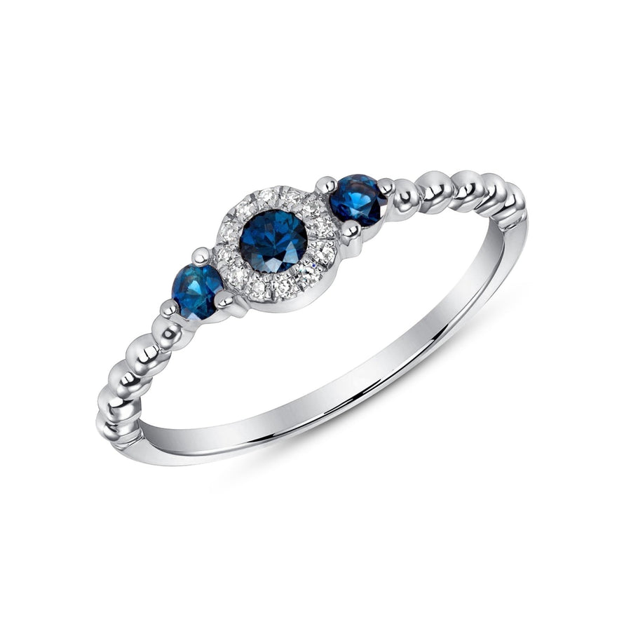 Florence Ring Blue Sapphire - Ele Keats Jewelry