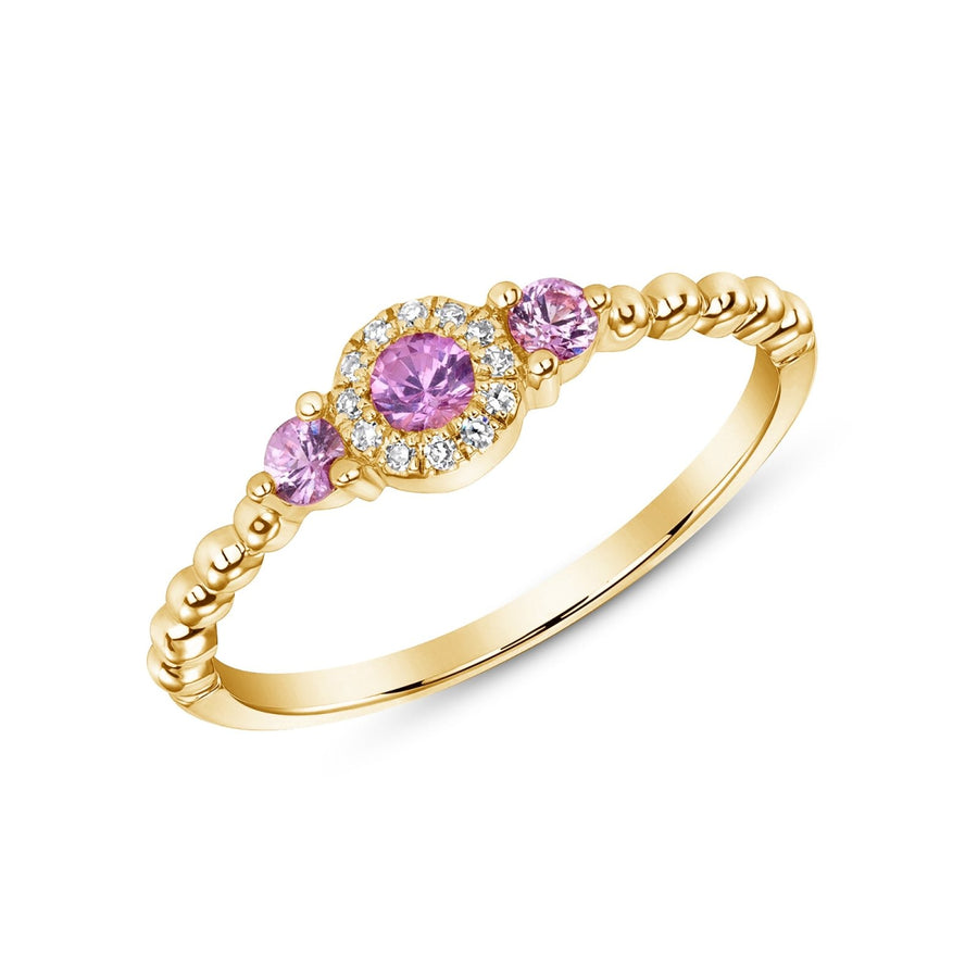 Florence Ring Pink Sapphire - Ele Keats Jewelry