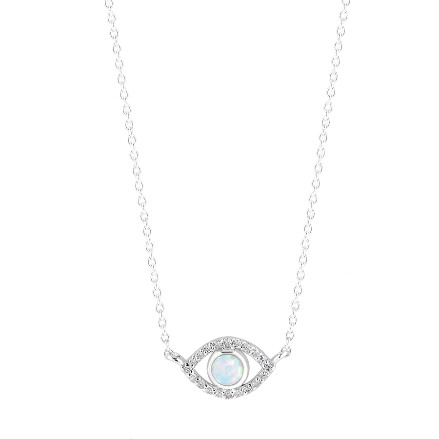 Foresight Opal and Diamond Necklace - Ele Keats Jewelry