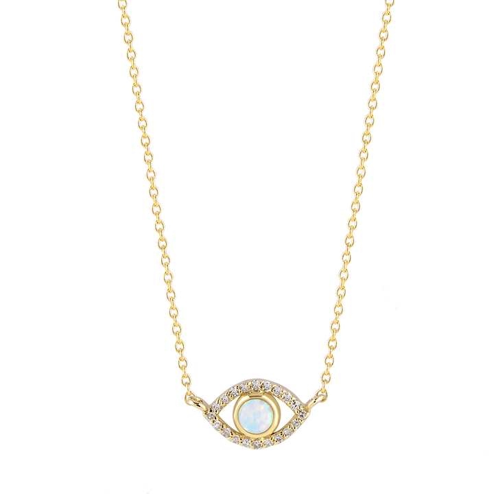 Foresight Opal and Diamond Necklace - Ele Keats Jewelry