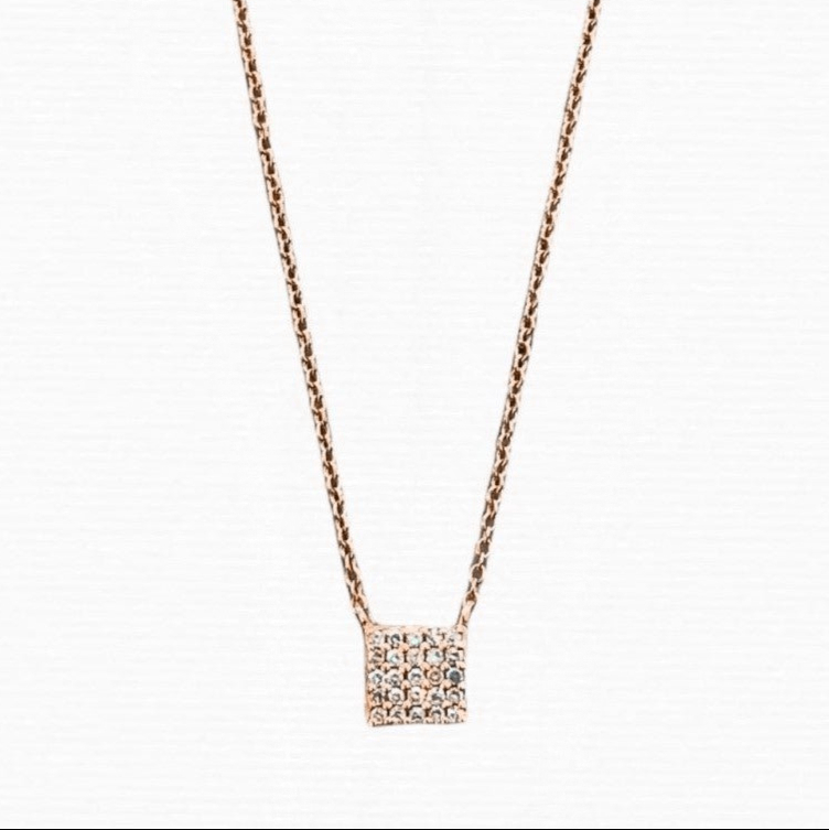 Gia Square Necklace