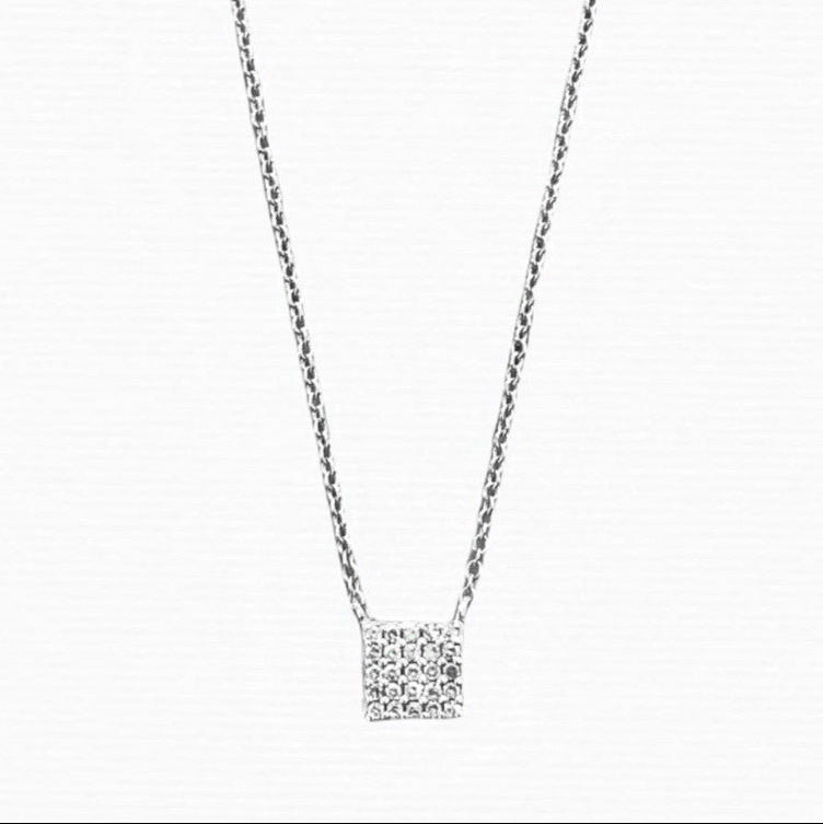 Gia Square Necklace
