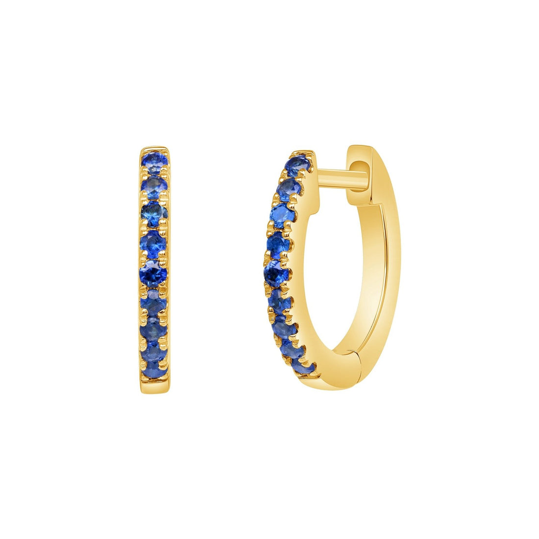 Hula Blue Sapphire Earrings - Ele Keats Jewelry