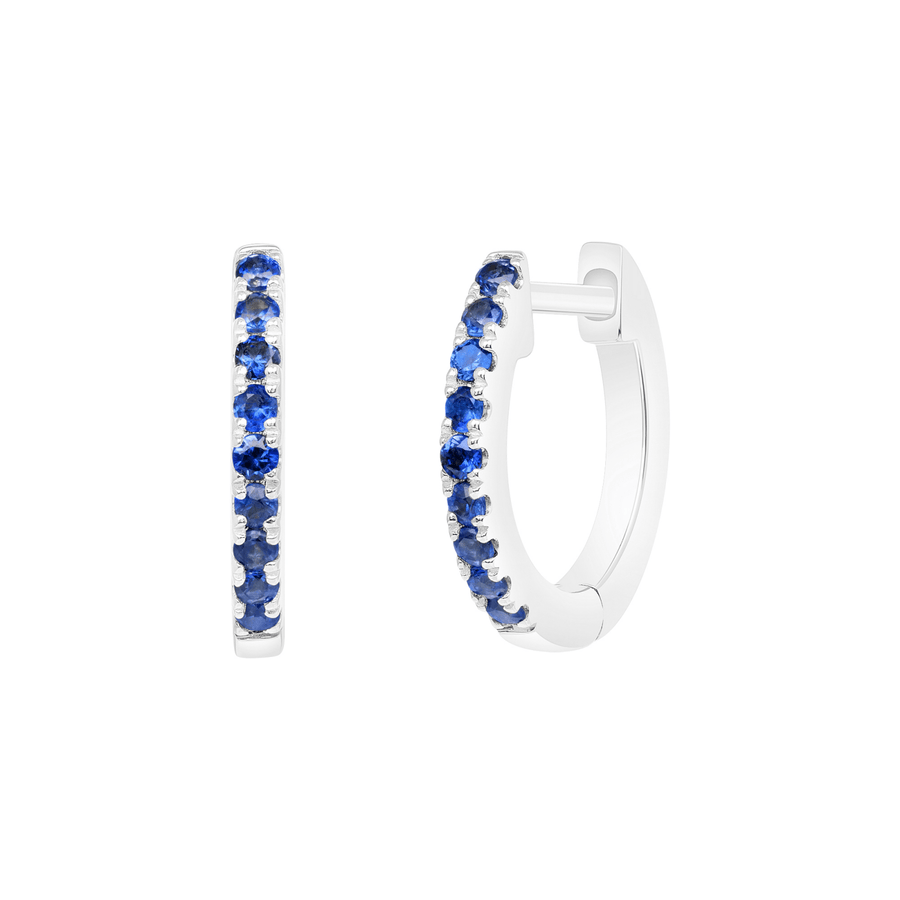 Hula Blue Sapphire Earrings - Ele Keats Jewelry