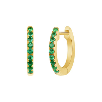 Hula Emerald Earrings - Ele Keats Jewelry