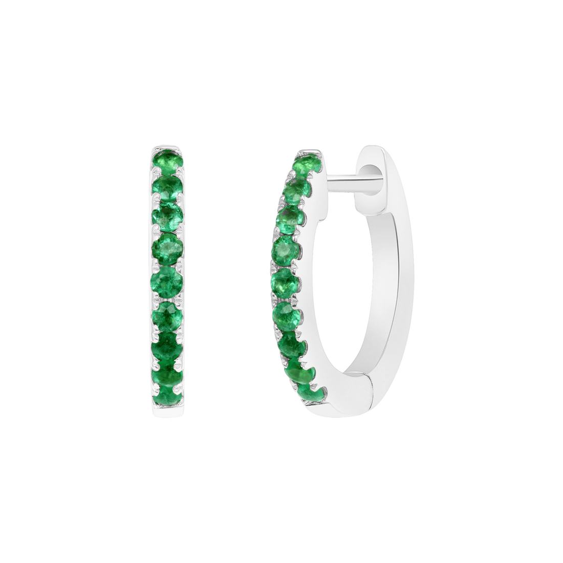 Hula Emerald Earrings - Ele Keats Jewelry