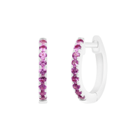 Hula Pink Sapphire Earrings - Ele Keats Jewelry