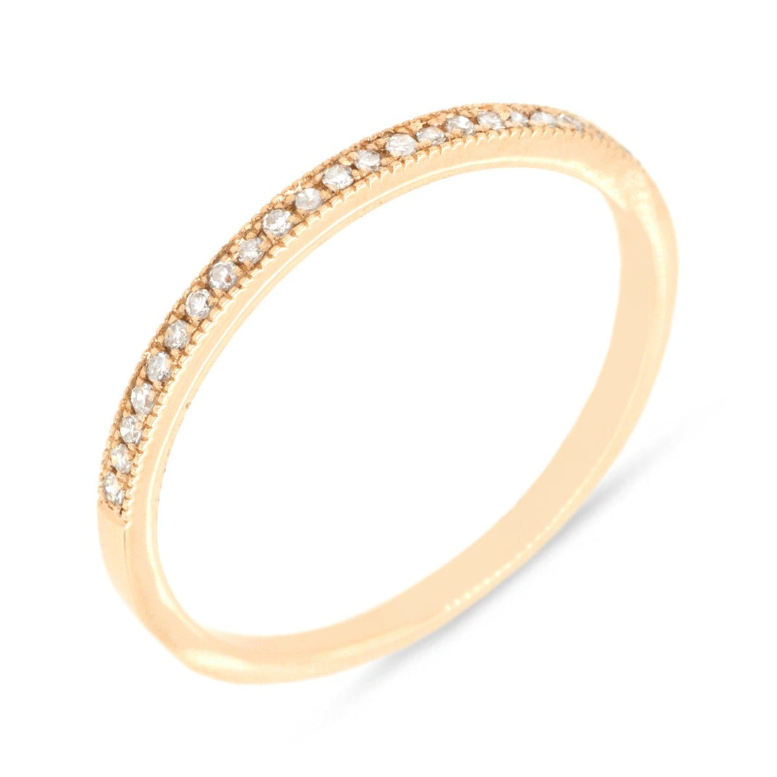 Light Diamond Band - Ele Keats Jewelry