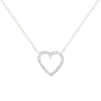 Open Heart Necklace - Ele Keats Jewelry