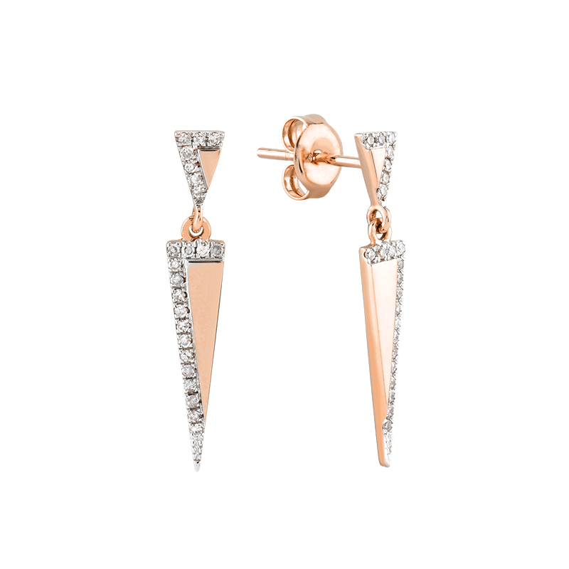 Powerhouse Diamond Earrings - Ele Keats Jewelry