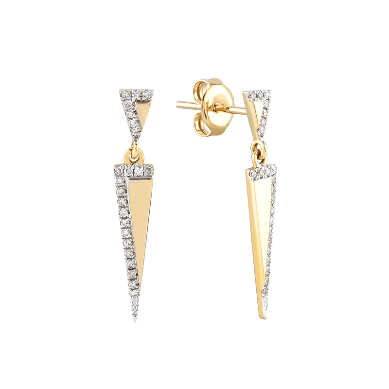 Powerhouse Diamond Earrings - Ele Keats Jewelry