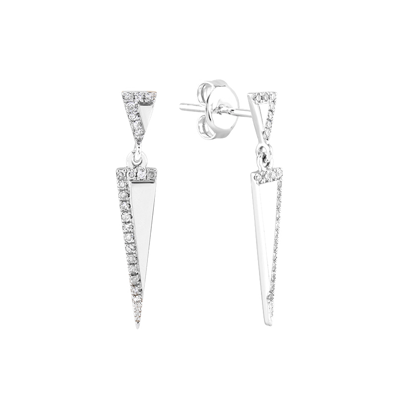 Powerhouse Diamond Earrings - Ele Keats Jewelry