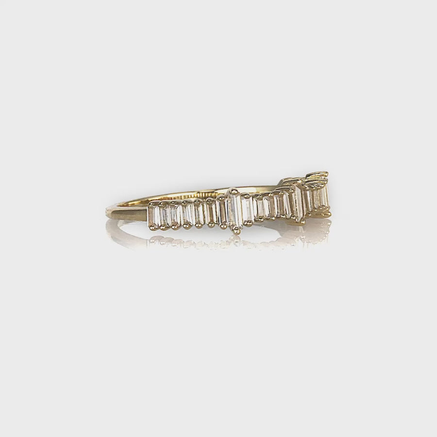 Reclamation Ring with White Sapphire