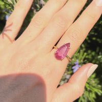 One of a Kind Pink Tourmaline Ring