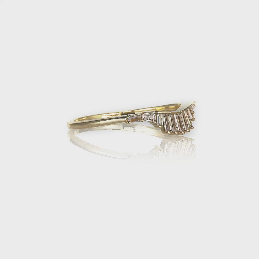Unification Ring with White Sapphire