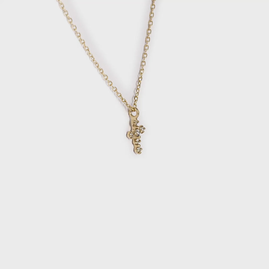 Beacon Necklace with Diamond