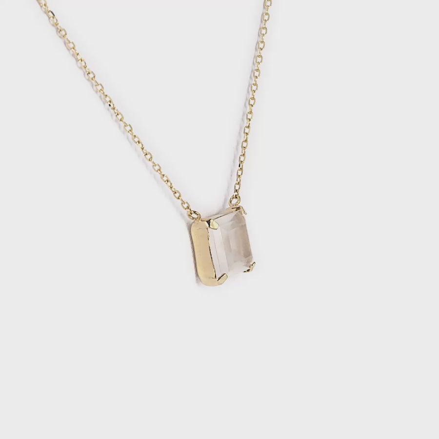 Yes Necklace with Blue Moonstone