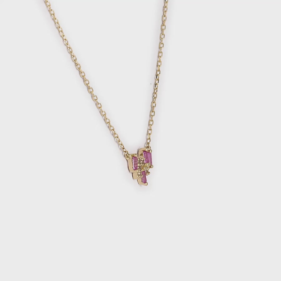 Activation Necklace with Pink Sapphire
