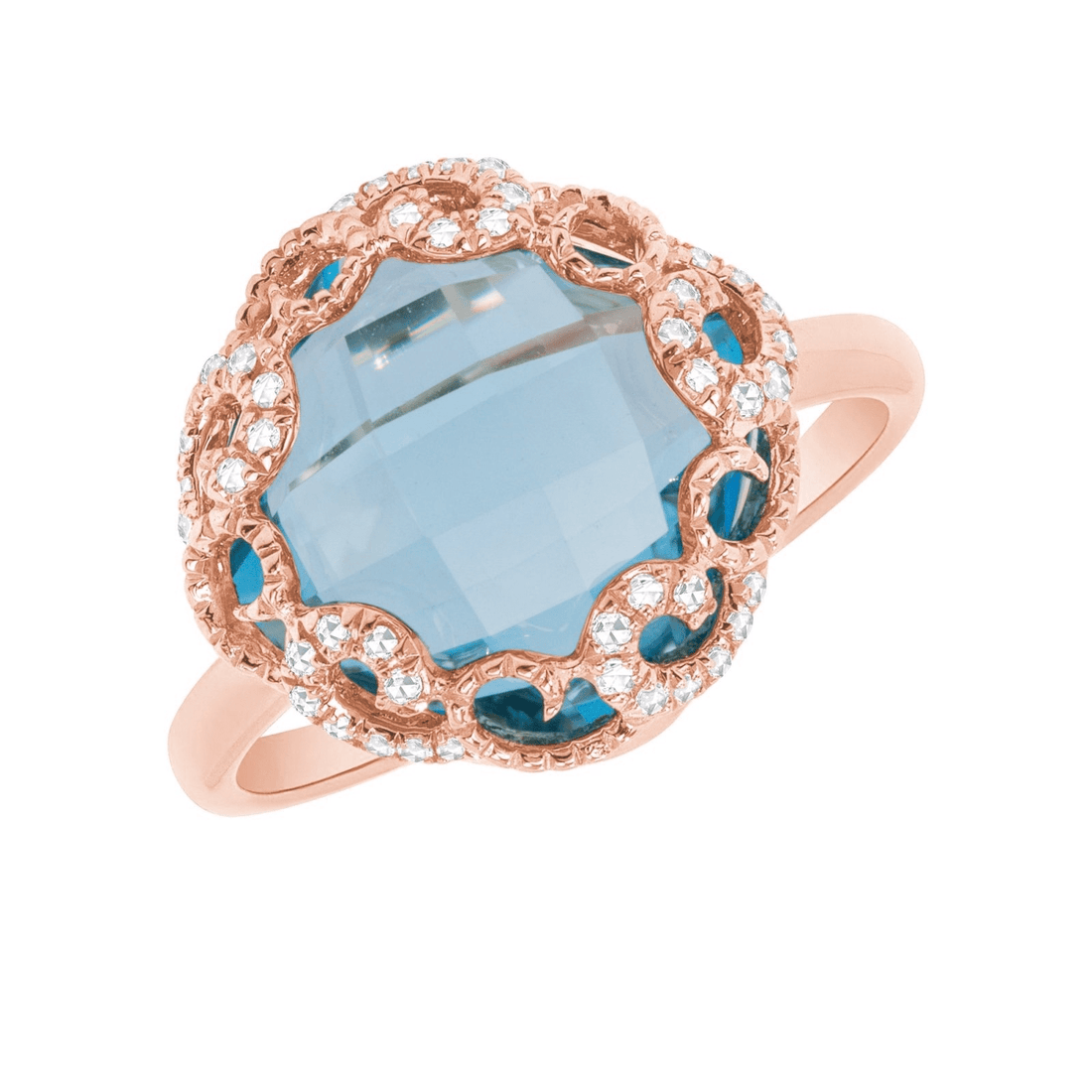 Regalia Blue Topaz Ring - Ele Keats Jewelry