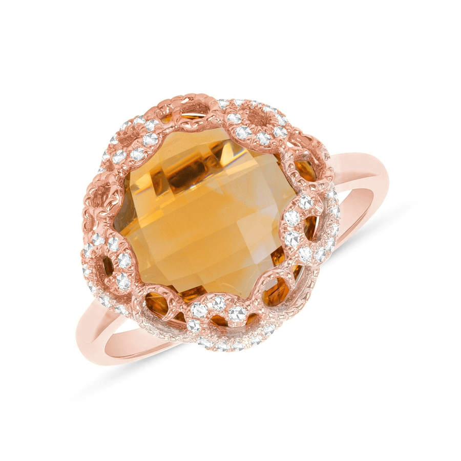 Regalia Citrine Ring - Ele Keats Jewelry