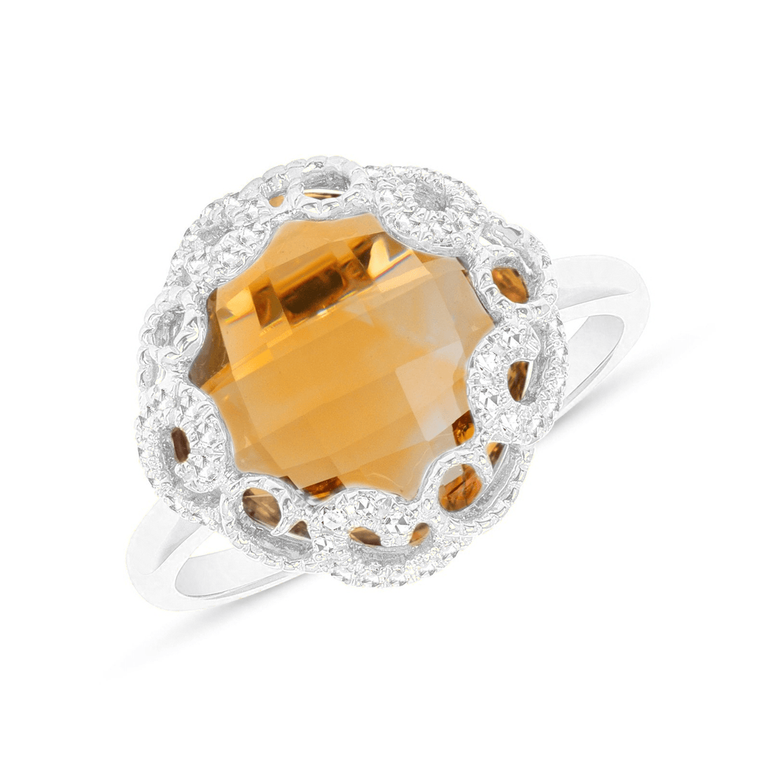 Regalia Citrine Ring - Ele Keats Jewelry