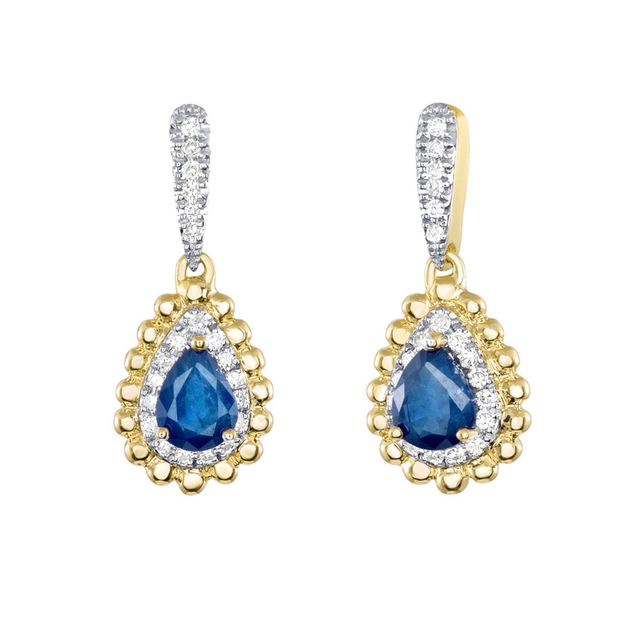 Reunion Sapphire Earrings - Ele Keats Jewelry