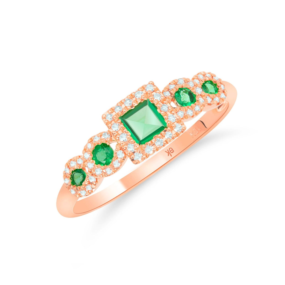 Heritage Emerald and Diamond Ring