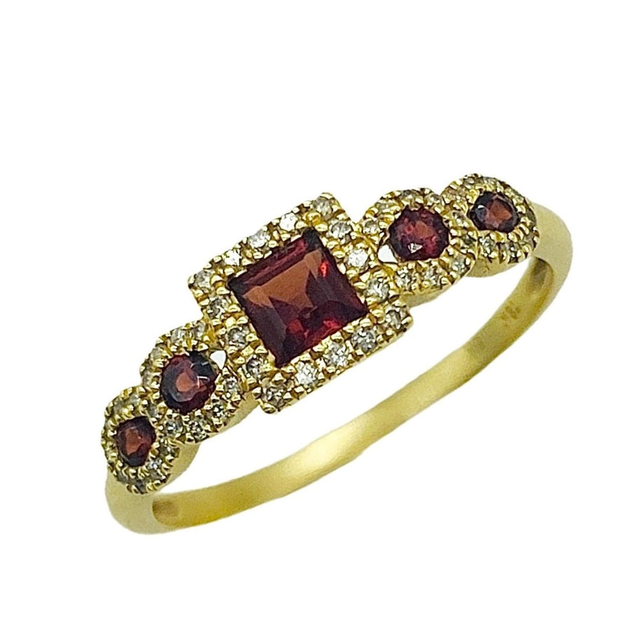 Heritage Garnet and Diamond Ring