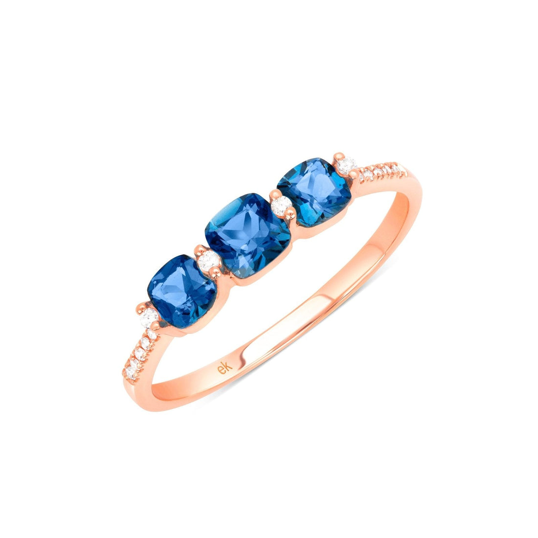 Shared London Blue Topaz Ring