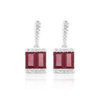 Shine Ruby Earrings