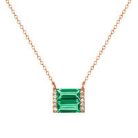 Shine Emerald Necklace - Ele Keats Jewelry