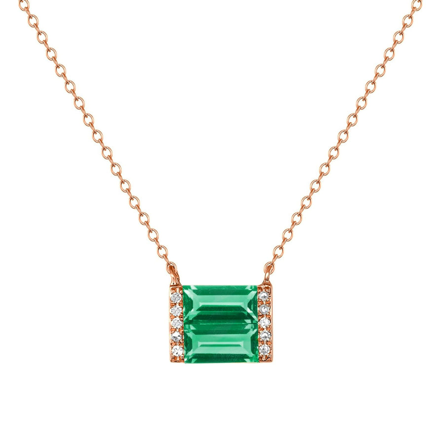 Shine Emerald Necklace - Ele Keats Jewelry