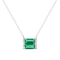 Shine Emerald Necklace - Ele Keats Jewelry