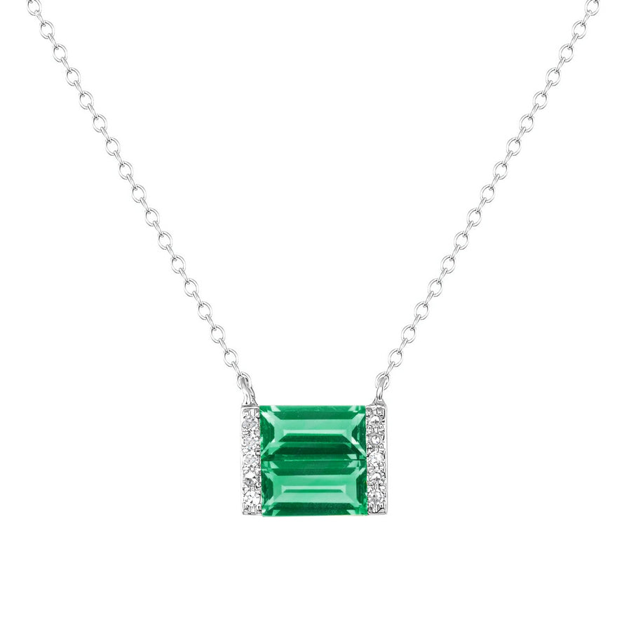 Shine Emerald Necklace - Ele Keats Jewelry