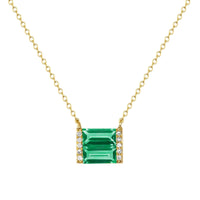 Shine Emerald Necklace - Ele Keats Jewelry