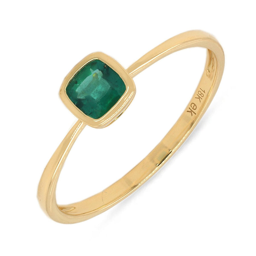 Simple Emerald Ring - Ele Keats Jewelry