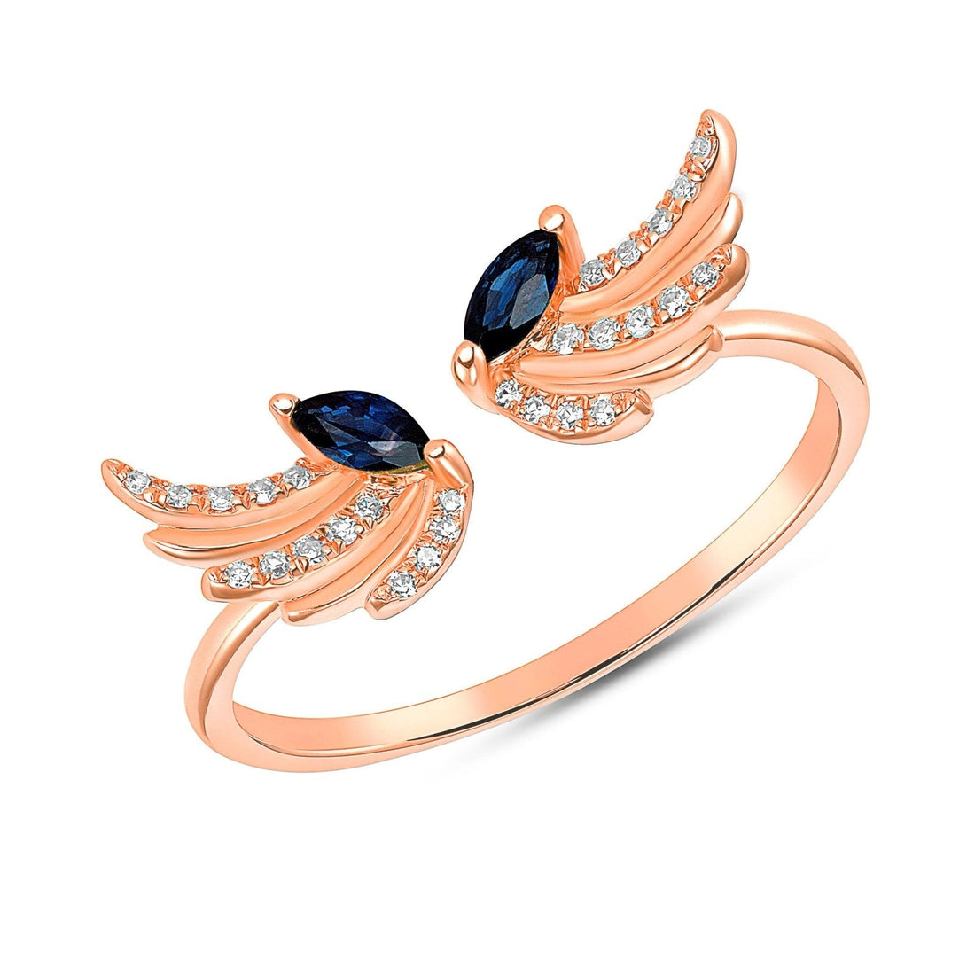 Take Flight Blue Sapphire Ring