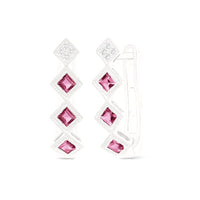 Timeless Pink Sapphire Earrings - Ele Keats Jewelry